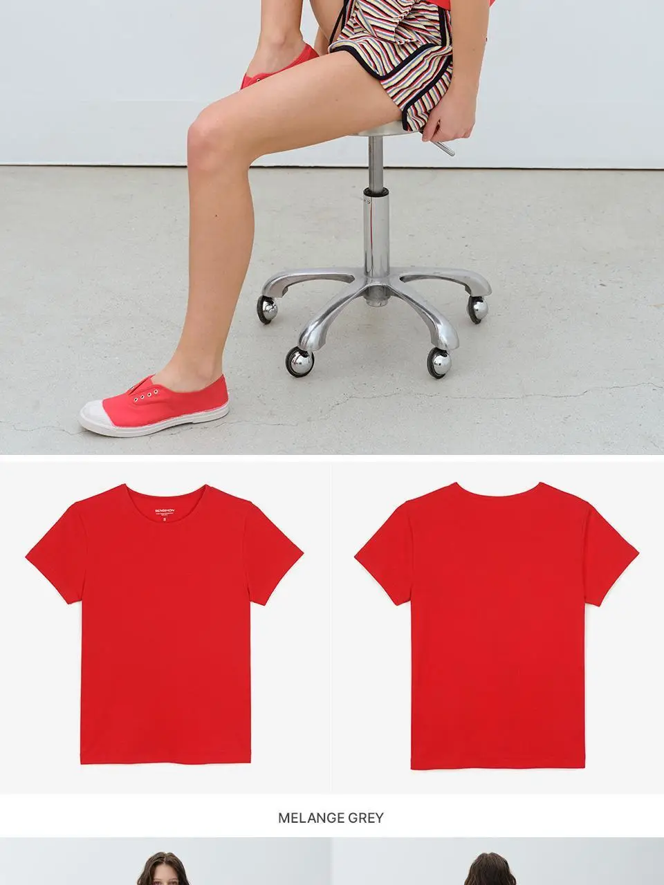 [모음전] BASIC RIBBED T-SHIRTS - 5color 상세페이지 10